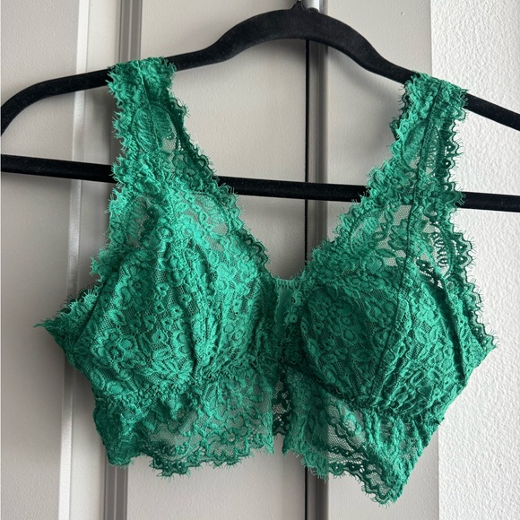 aerie Other - Aerie Emerald Green Lace Bralette